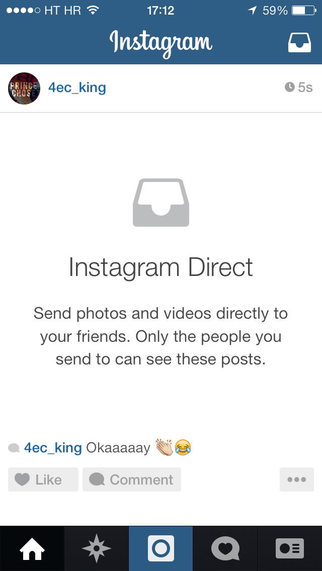 Instagram-Direct-iPhone-screenshot-emineo media
